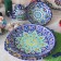 Largan Rishtan ceramics "Flowers", 31 cm, blue