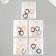 Carabine metal, plastic "Ring with rhinestones" MIX 2.5x2.5 cm