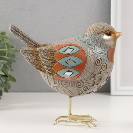 Polystone souvenir "Bright bird" 9x18x17.5 cm-1