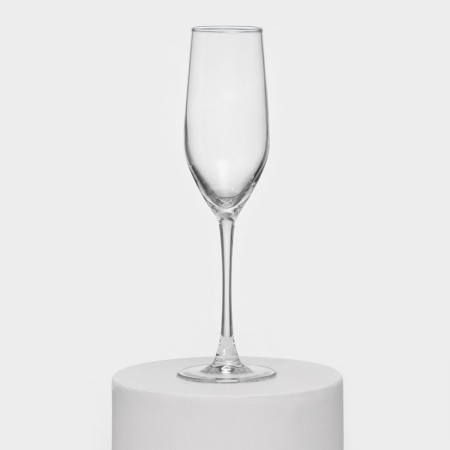 Set of glass glasses for champagne "Celest", 160 ml, 6 pcs-1