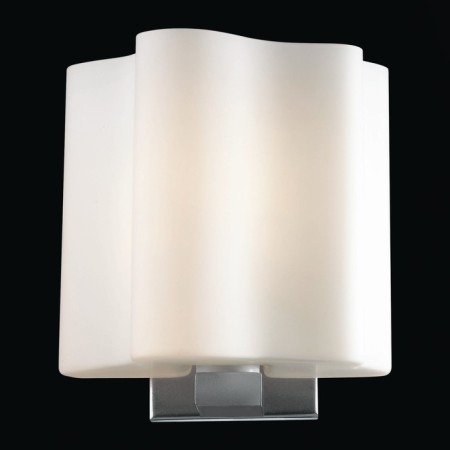 Sconces st. SL116.051.01. ONDE. 1x40 W, E14, 19x20 cm, silver color-1