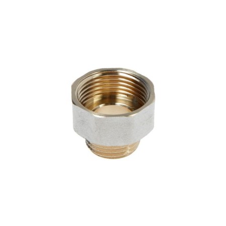 Adapter "CTM", 3/4 "x 1/2", internal/outer thread, nickel -plated brass-1