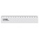 Line 15 cm Istanm, plastic, with a wavy edge, opaque, white