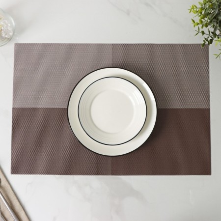 Serving napkin on the table "mood", 45 × 30 cm, brown color-4
