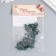 Brads for scrapbooking "Christmas trees" set of 50 pcs 0.8x0.7 cm