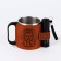 Tourist mug with a flashlight "King", 170 ml