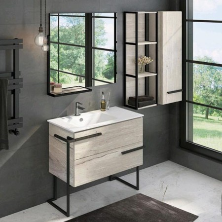 Square COMFORTY SHAECTION "DUSSELORF-35", Oak Smoky