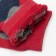 Women's socks, red color, size 23-25