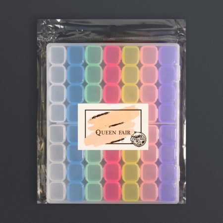 Organizer for decor, 14 blocks, 4 cells, 21 × 17.5 × 2.7 cm, multi -colored-6