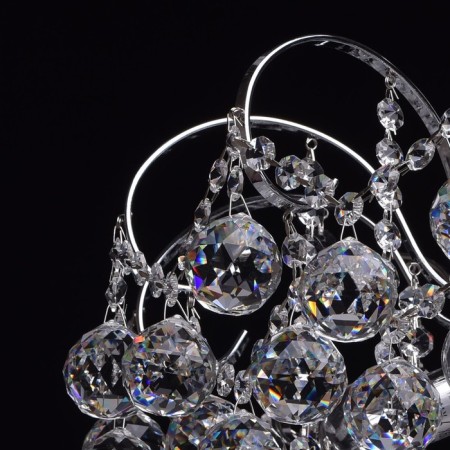 Chaler "Pearls" 6x60W E14 Chrome-3