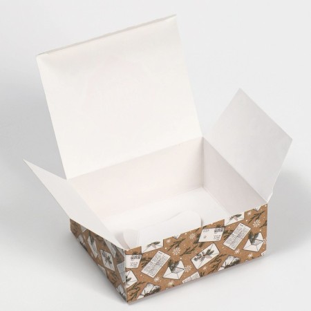New Year's folding box "New Year's Post", 12 x 10 x 5 cm, New Year-2