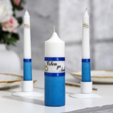 A set of wedding candles 