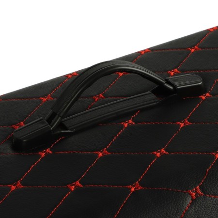 Organizer COFR in trunk, 67 x 30 x 31 cm, eco-leather, black-red-5