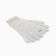 Women's gloves minku, light gray color, 25 cm