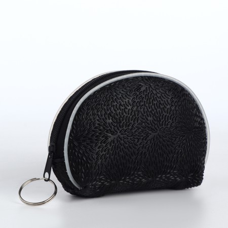 Women's wallet with lightning, black color-1