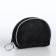 Women's wallet with lightning, black color
