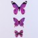 Set for decorating "Butterflies", 12 pcs, purple color