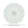 The tablecloth “Classic ornament”, round, oxford, elastic band, size 120x120 cm, diameter 75-100 cm