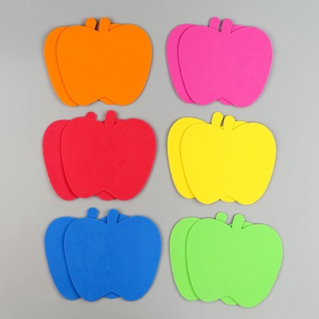 A set of figures from EVA "Apple", 12 pcs., Mix color-2