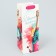 Gift package for a bottle, packaging, "sparkling mood", 9 x 25 x 8.9 cm