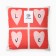 Ethel pillow "Love", 40*40 cm, 100% p/e, velor