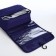 Cosmetic bag classic, 24*10*18, lightning department, hook, blue