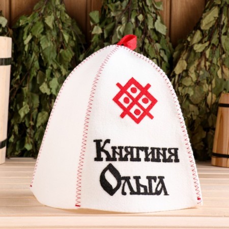 Bath cap with applique "Princess Olga"