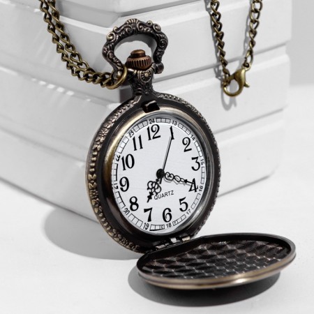 Pocket watches "Spider", quartz, D dial - 3.5 cm-5
