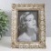 Photo frame Polystone 10x15 cm "Greek pattern" gold 18.5x14 cm