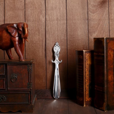 Spoon for shoes "pattern" aluminum 26x5x1 cm