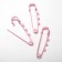 Pins for suspensions (set 3 pcs.) L = 6.5 cm, pink color