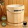 Bucket of linden, 15l, plastic insert, handle-river