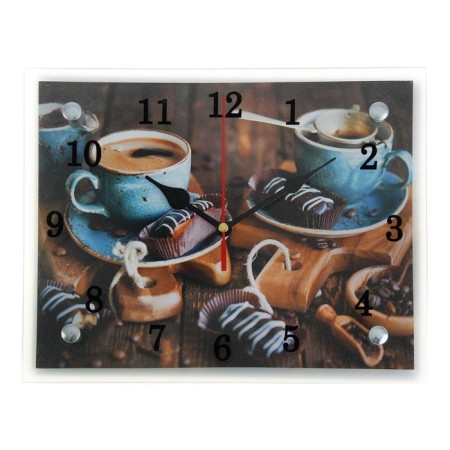 Carty clock, series: kitchen, "coffee and sweets", 20x25 cm-3
