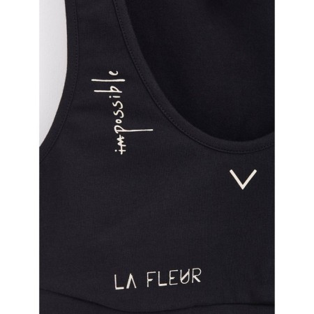 Bustier Female Contete Elegant Tatto Style, Size S, Black-Flower color-2