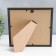 Photo frame Plastic "Mira" 20x20 cm gold (plastic screen)