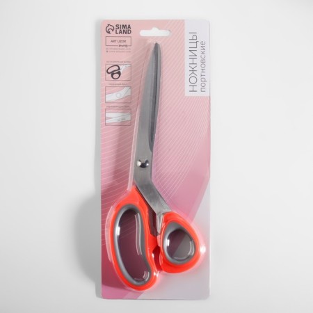 Portnovsky scissors, mowed blade, 10 ", 23 cm, color mix-5