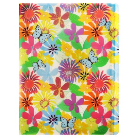 Folder with 30 Calligrata "Flowers" A4, plastic, 400 μm, mix-14