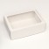 Self -charged box with a window, white, 31 x 22 x 9.5 cm