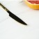Stainless steel knife Magistro Kolos, length 22 cm, gold color