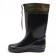 Women's boots with insulation, size 38, black color, PVC