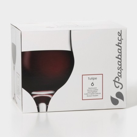 A set of glass glasses for the wine Tulipe, 240 ml, 6 pcs-6