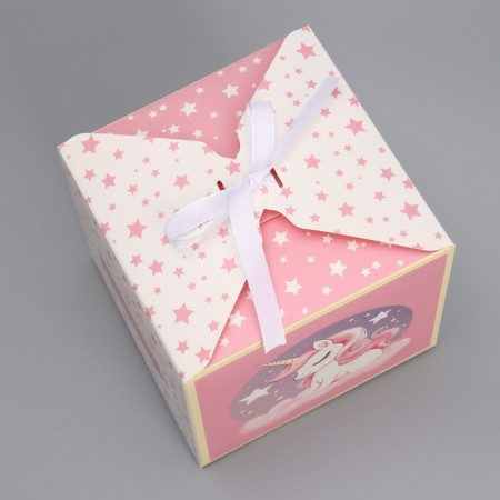 Gift folding box, packaging, “you are asterisk”, 12 x 12 x 12 cm-2