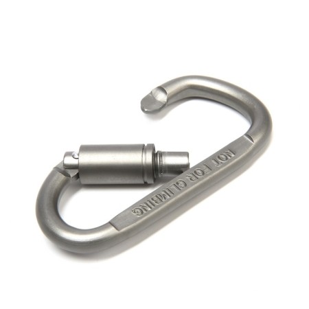 Tactical pendant tactical carbine, d-shaped, chromium color-4