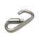 Tactical pendant tactical carbine, d-shaped, chromium color