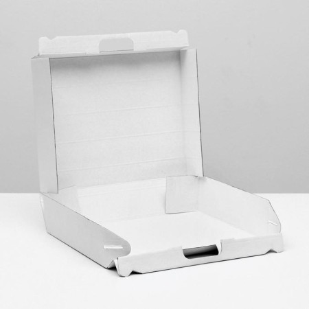 Universal box with a handle, white, 34.5 x 8 x 27 cm-1