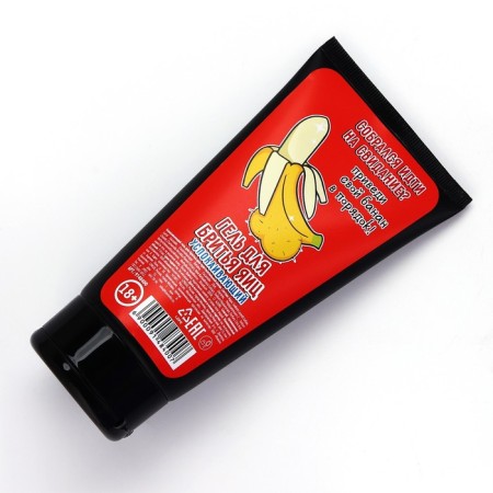 Shaving gel “put your banana in order”, 110 ml, perfume aroma, 18+, pure happiness-2