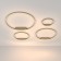 Ceiling Lamp Maytoni Mod058CL-L50BS3K, 1XLED, 50W, 80x80x3.5 cm, 2400lm, brass color