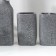 A set of accessories for the Granit bathroom, 4 items (350 ml dispenser, soap dish, 2 glasses), Gray color