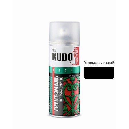 Aerosol soil alkyd Kudo in rust Black RAL 9005 520 ml