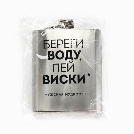 Flaw "Wisdom", 460 ml, silver-3